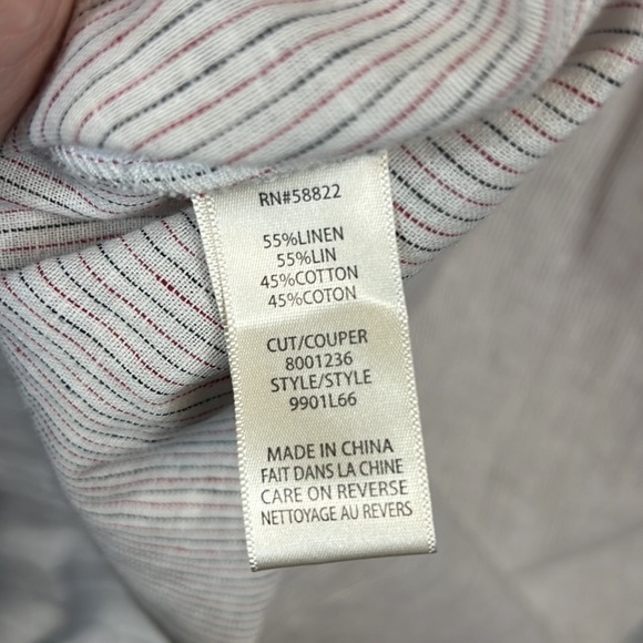 Max Studio Women's Cotton Tie Front Midi Dress | size medium | hi/low hem - Picture 10 of 10